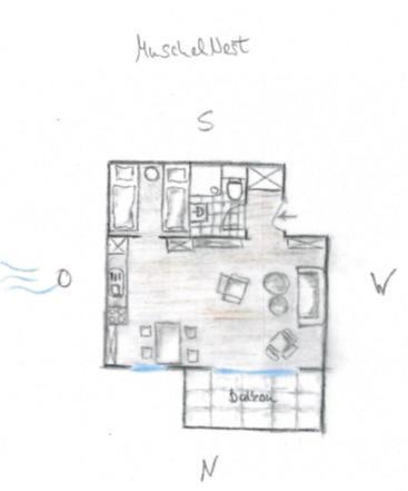 Fewo1846 Strandresidenz Wassersleben - Muschelnest - Stilvolles Studioapartment Mit Balkon Harrislee Ngoại thất bức ảnh