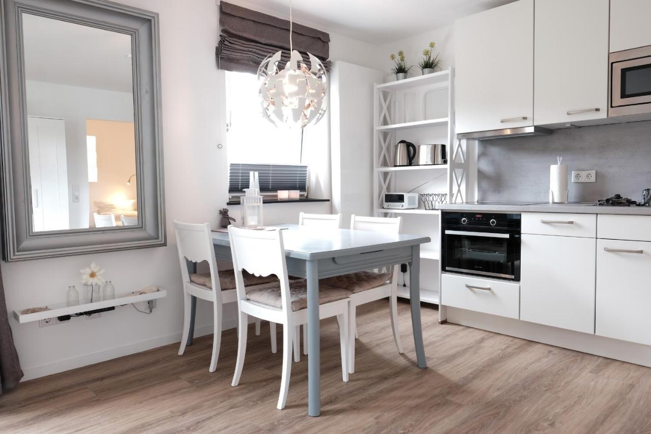 Fewo1846 Strandresidenz Wassersleben - Muschelnest - Stilvolles Studioapartment Mit Balkon Harrislee Ngoại thất bức ảnh