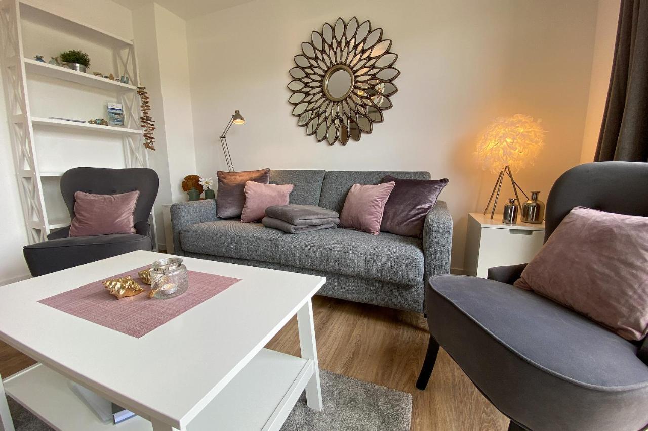 Fewo1846 Strandresidenz Wassersleben - Muschelnest - Stilvolles Studioapartment Mit Balkon Harrislee Ngoại thất bức ảnh